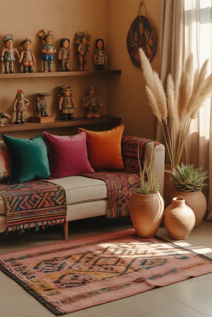24 Mexican Living Room Aesthetic Ideas to Inspire 10 9 27