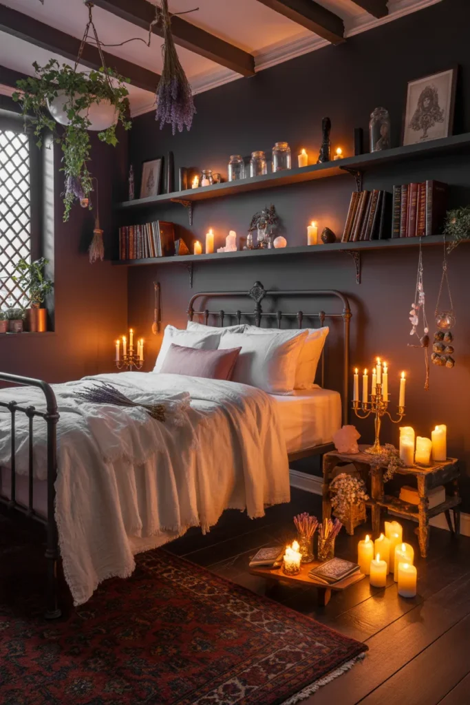 22 Dark Cottagecore Bedrooms with Moody Charm 10 9 42