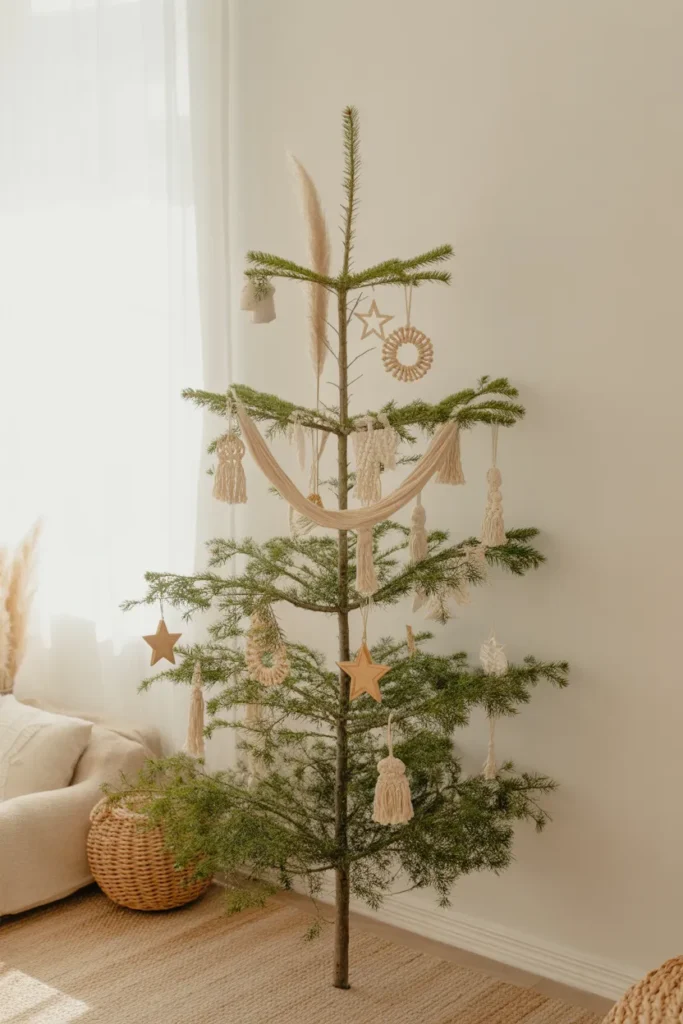 23 Boho Christmas Tree Decorating Ideas to Love 10 9 6