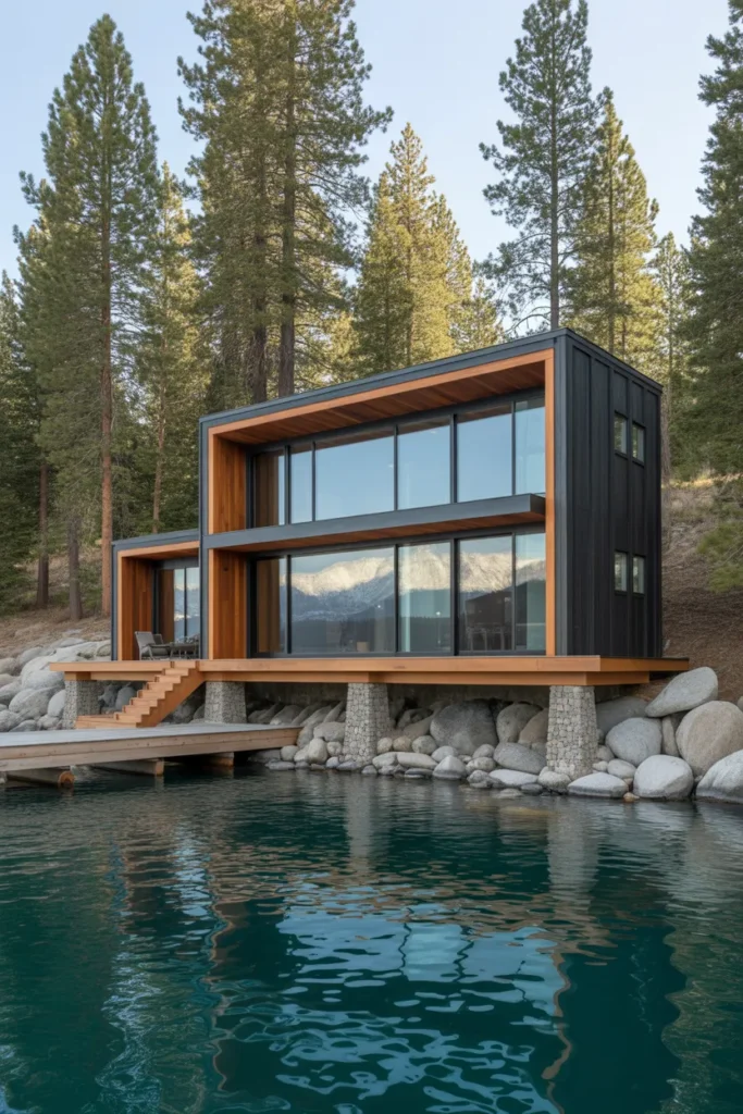 24 Dream Lake House Design Inspired by Lake Tahoe 12 11 10