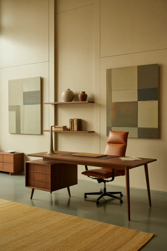 22 Ultimate Guide to Mid Century Office Decor 13 12