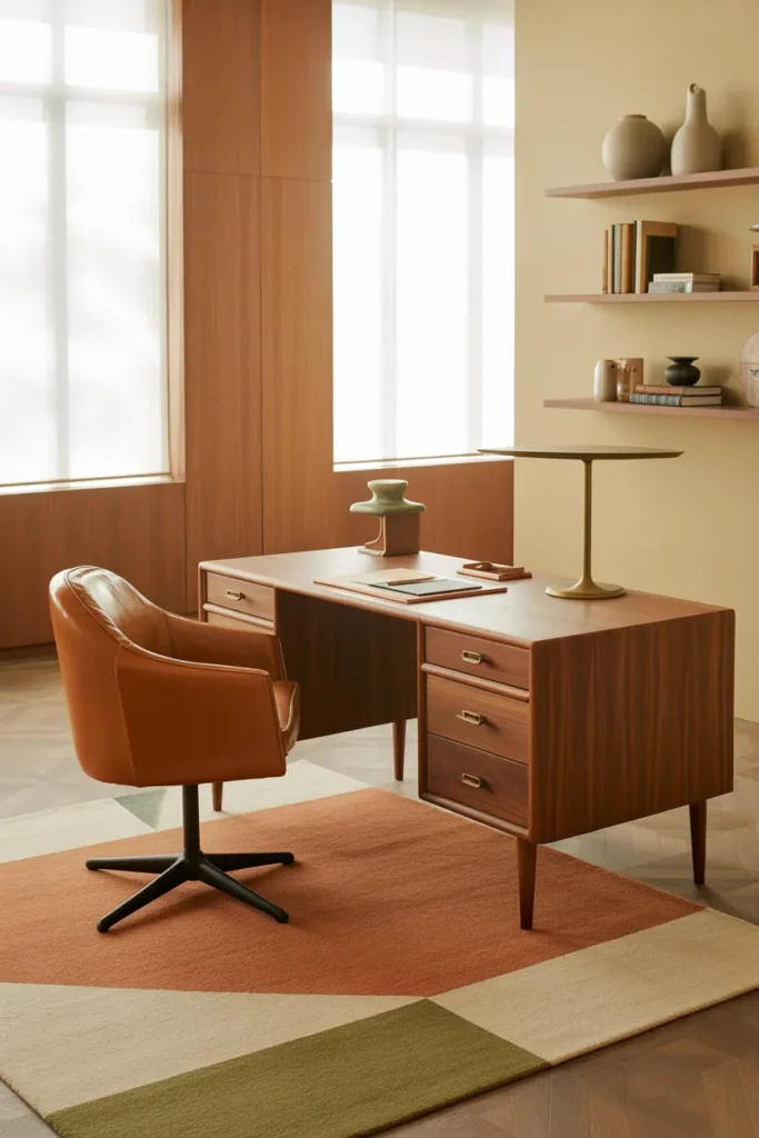 22 Ultimate Guide to Mid Century Office Decor 17 16