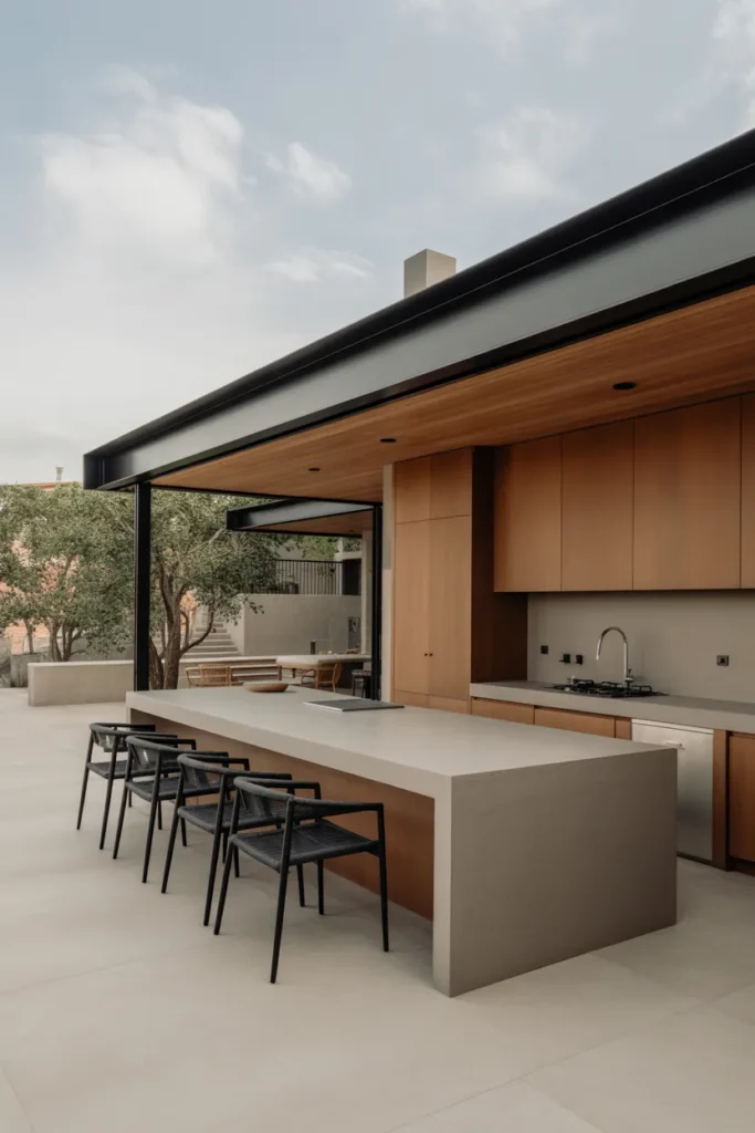 23 Modern Open Summer Kitchen Designs for 2026 3 2 37