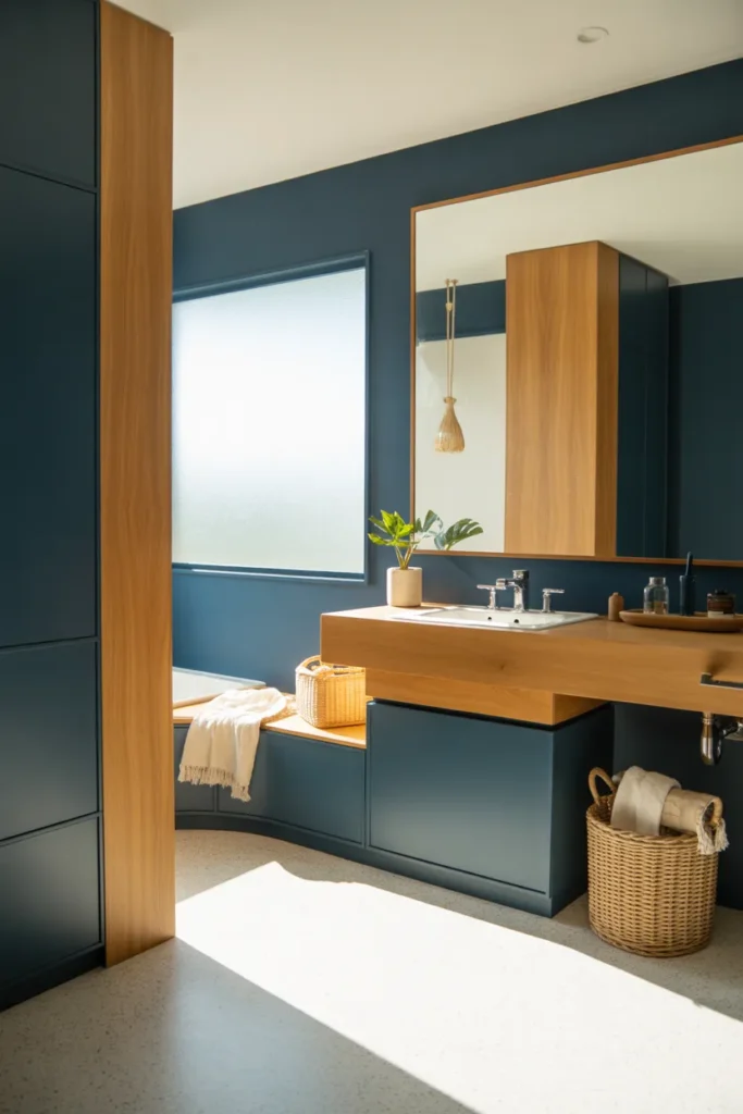 22 Navy Blue Summer Bathroom Ideas for 2026 5 4 52