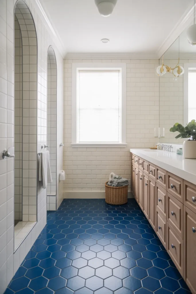 22 Navy Blue Summer Bathroom Ideas for 2026 7 6 53