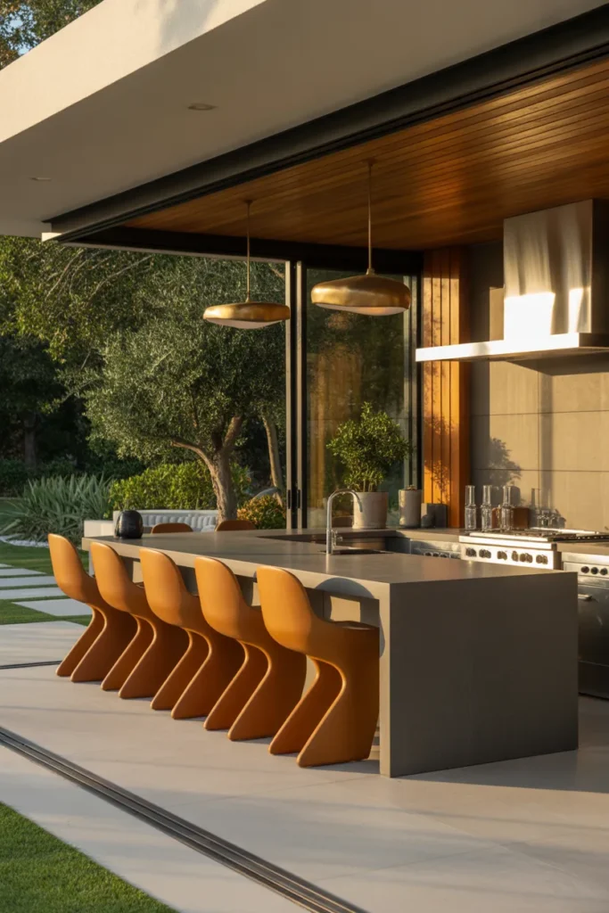 23 Modern Open Summer Kitchen Designs for 2026 10 9 37