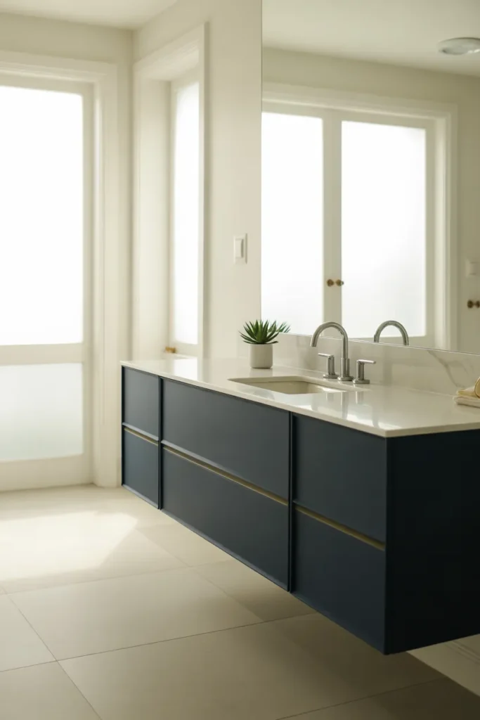 22 Navy Blue Summer Bathroom Ideas for 2026 10 9 52