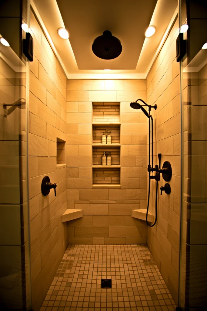 23 Fall Walk-In Shower Ideas for 2026 24 a walk in shower with layered warm light Y5KQWsdhXNS1Y2SGpCt2tw 9cD0DRDNSeO4BqDaUJQztw cover