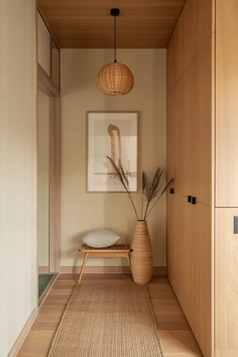 Japandi Hallway Design