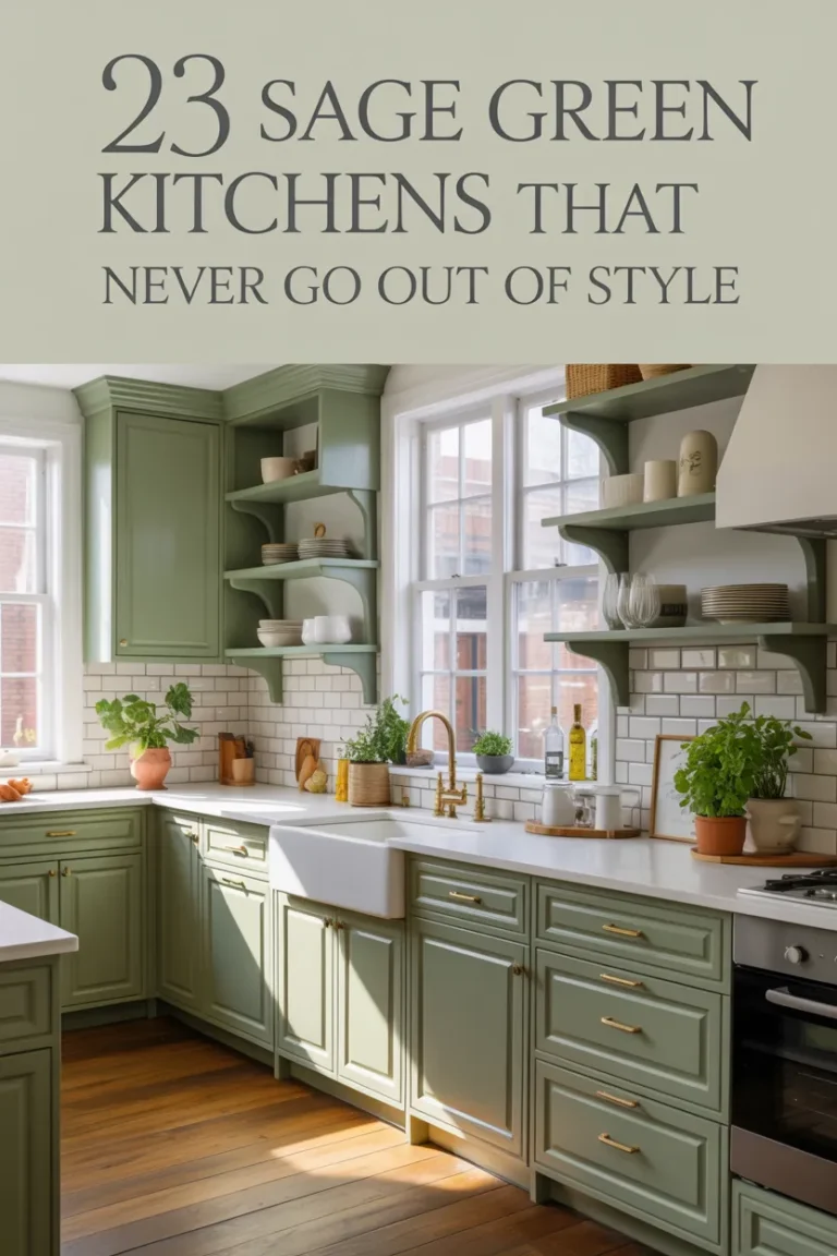 Sage Green Kitchens