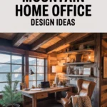 Rustic Mountain Home Office