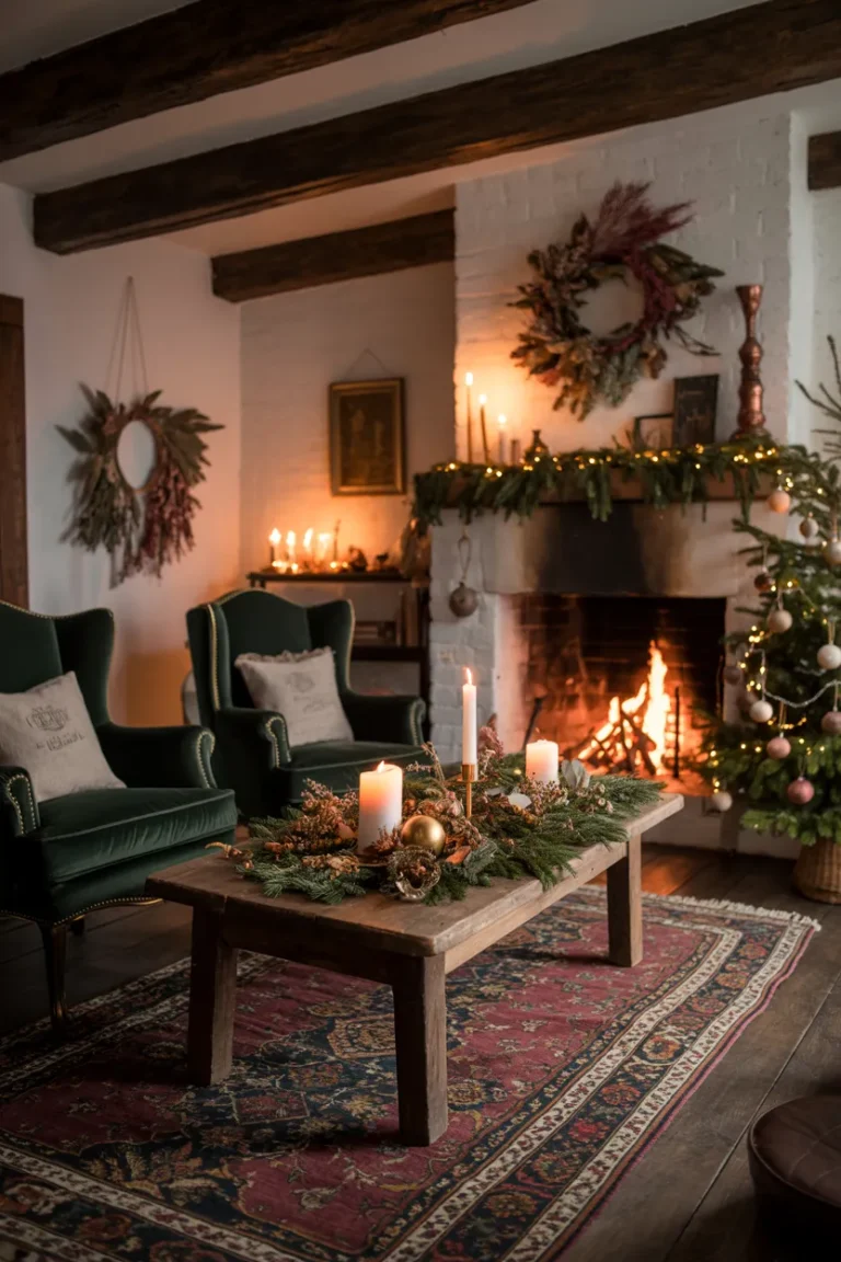 Moody Dark Cottagecore Christmas