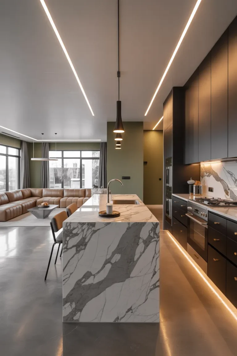 Open Kitchen Living Room