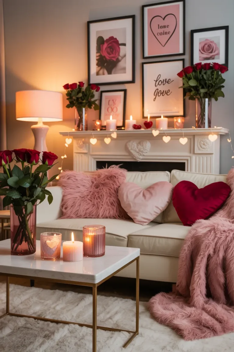 Valentine’s Living Room