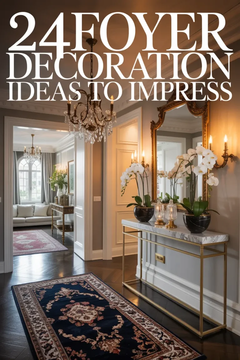 Foyer Decoration Ideas