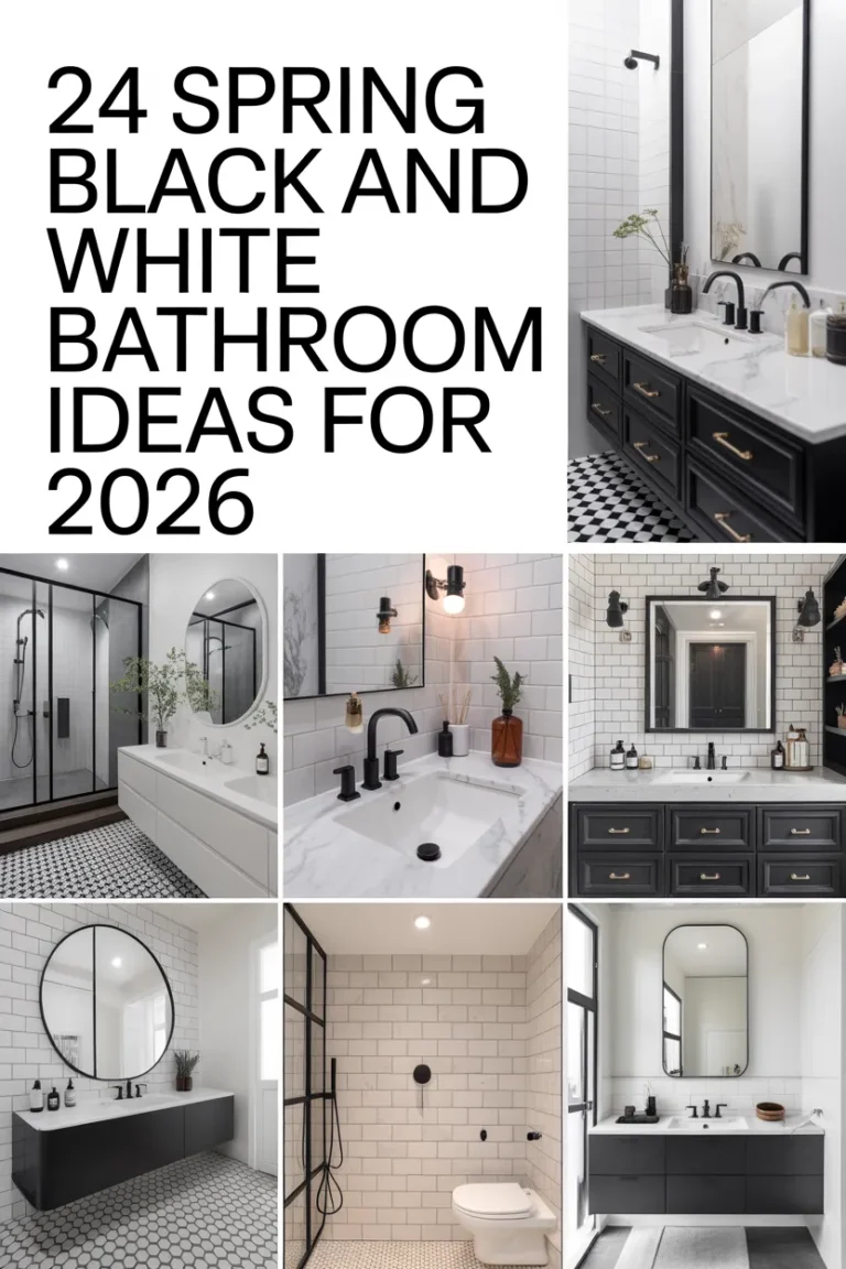 Black and White Bathroom