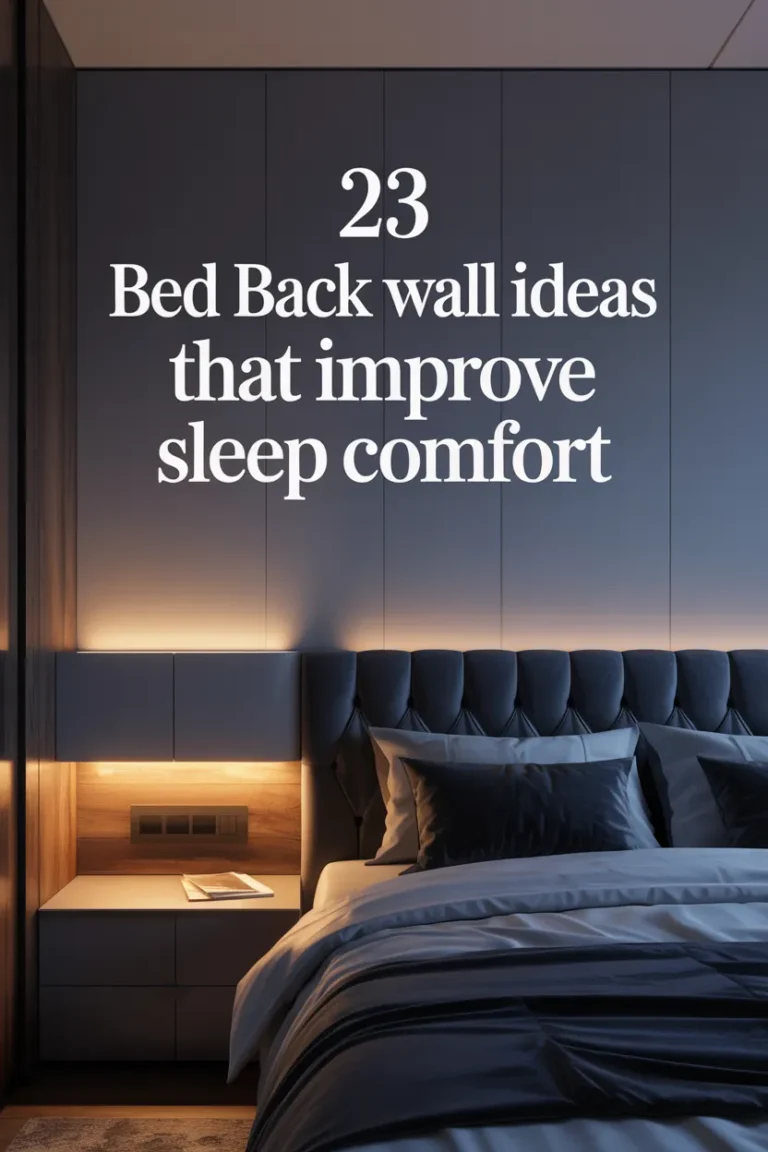 Bed Back Wall Ideas