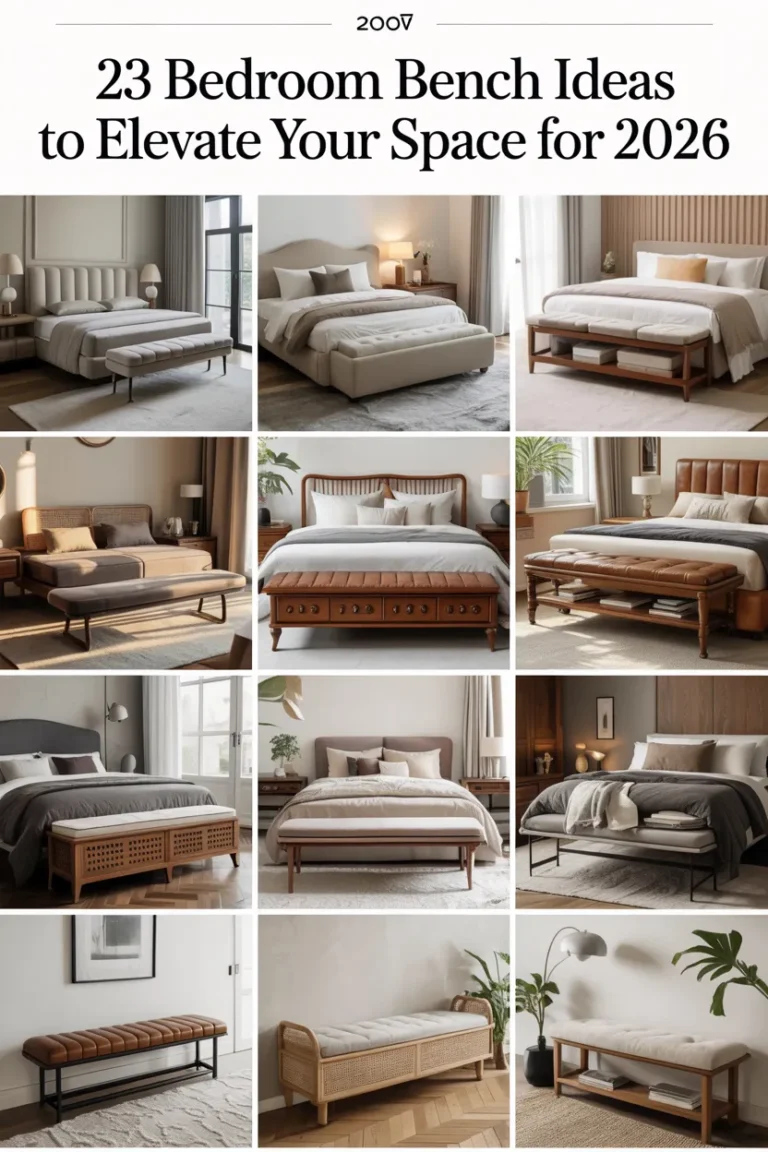 Bedroom Bench Ideas
