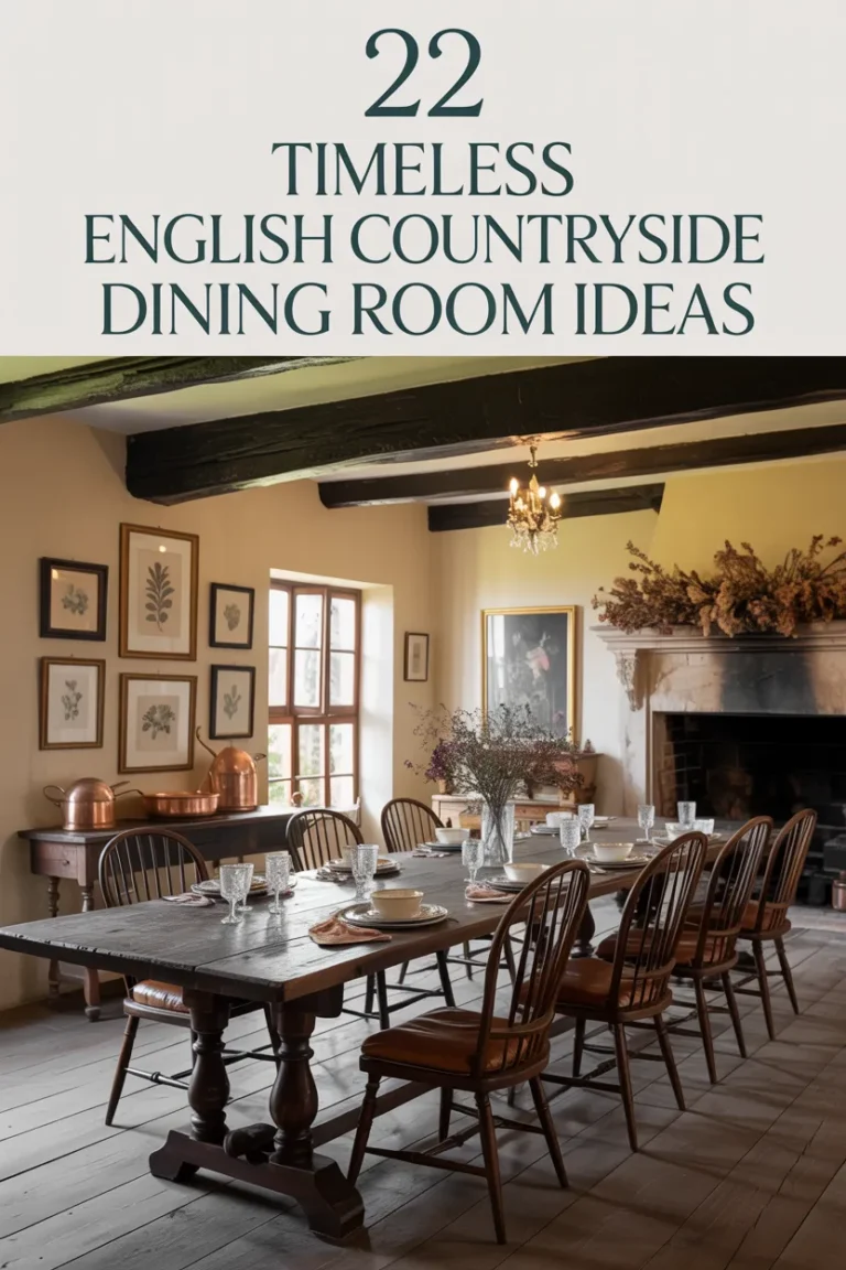 English Countryside Dining Room