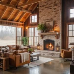 Cozy Barndominium Interior