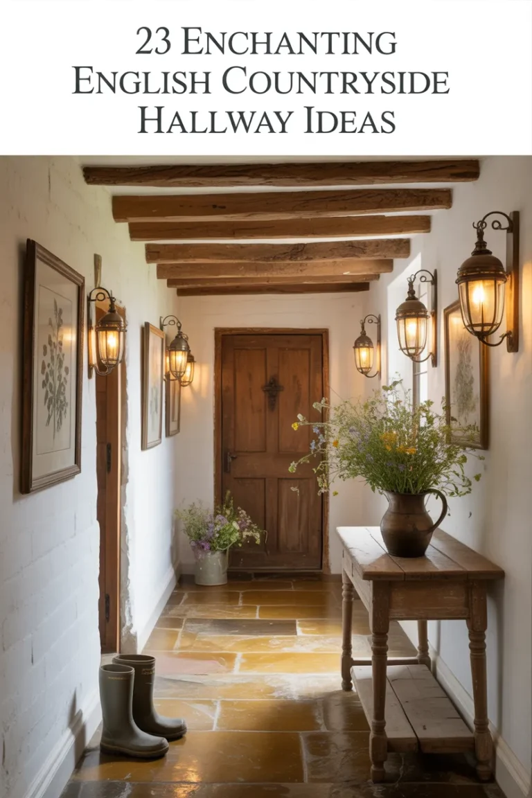 English Countryside Hallway Ideas