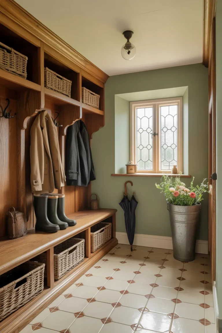 English Country Mudroom