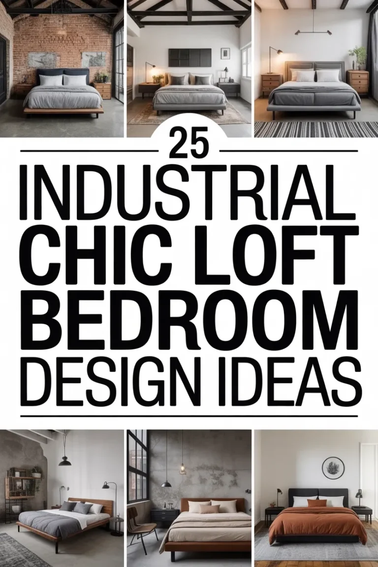 Chic Loft Bedroom Design