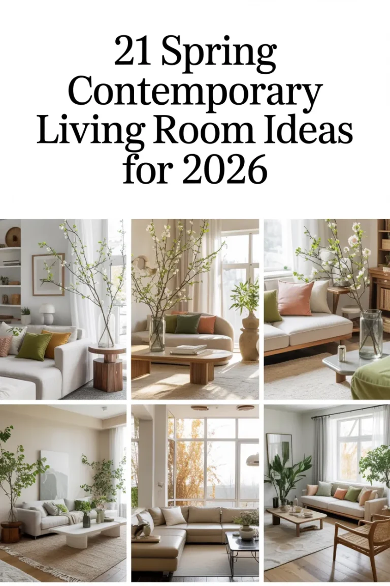 Spring Contemporary Living Room