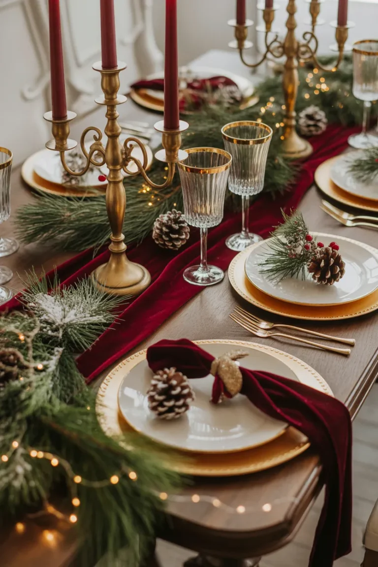 Christmas Table Decor