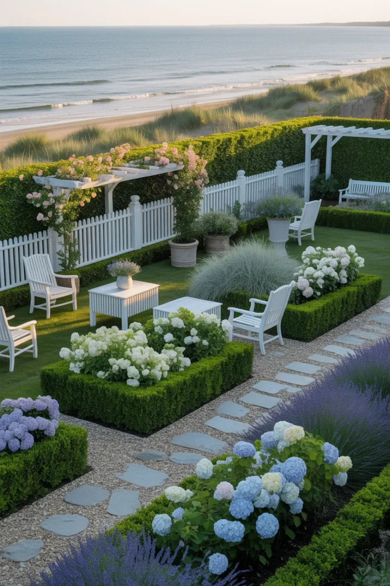 Hamptons Inspired Coastal Garden