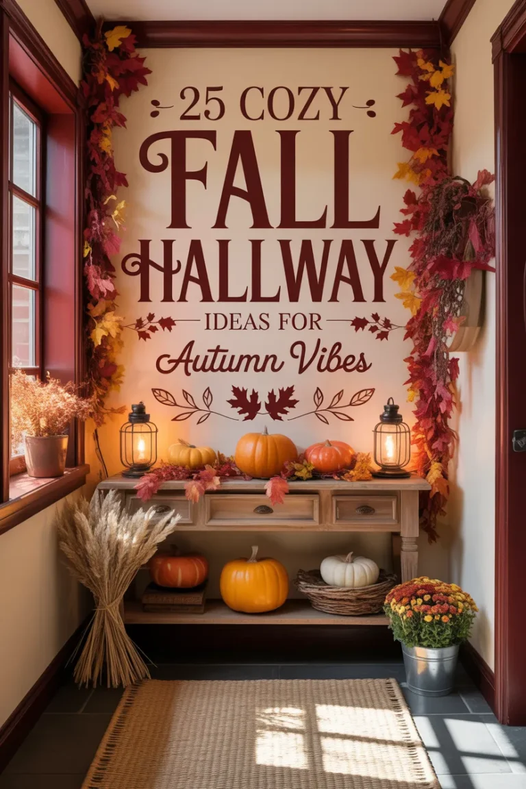 Cozy Fall Hallway
