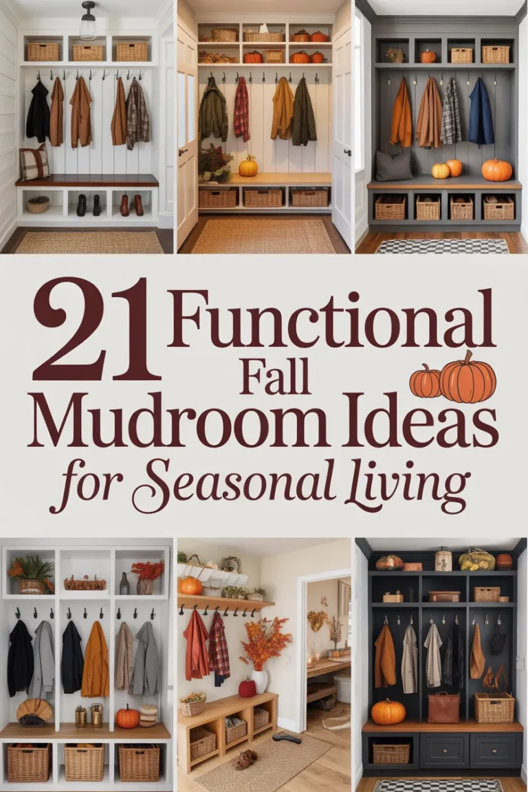 Functional Fall Mudroom