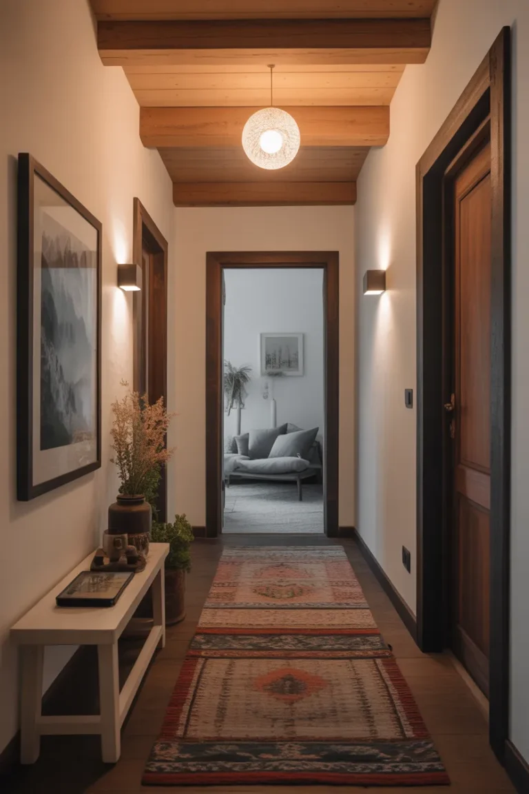 Peaceful Mountain Hallway