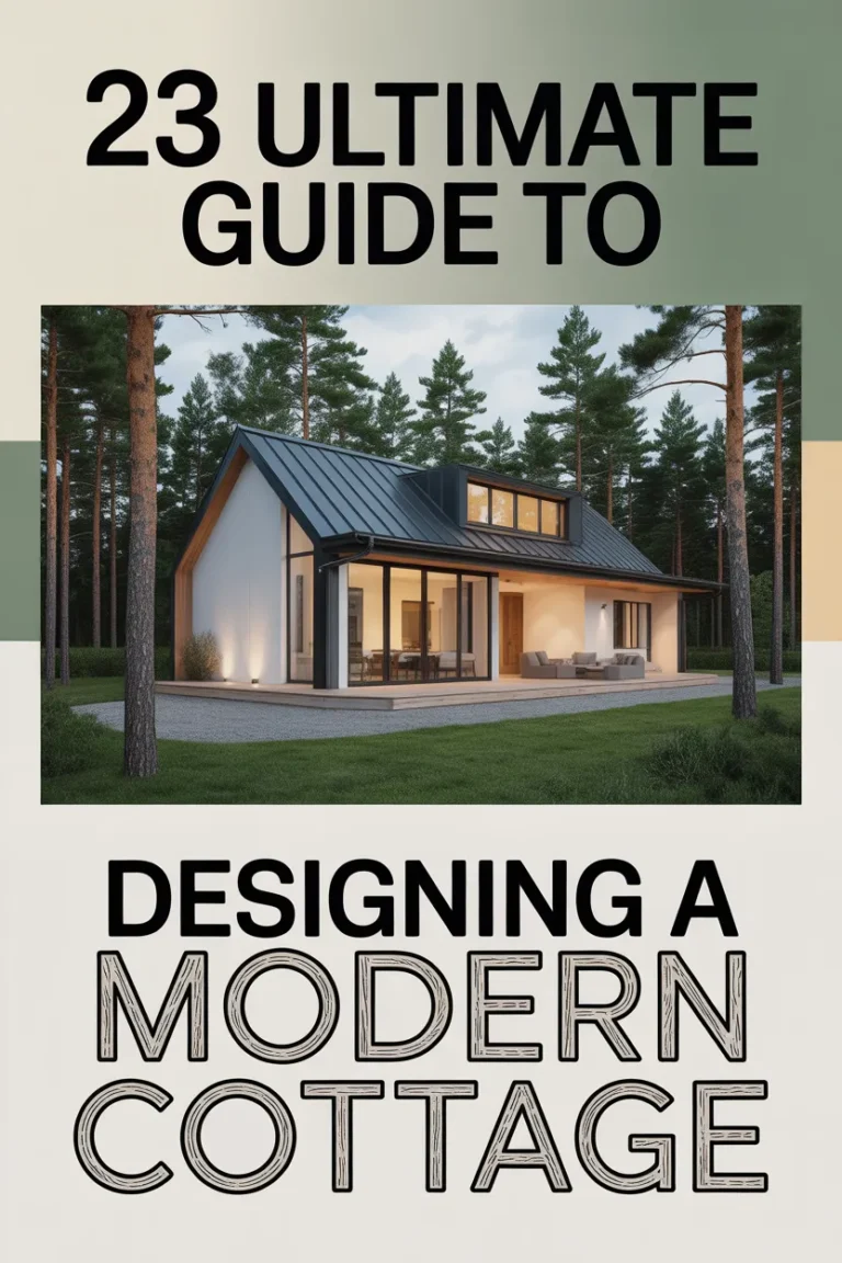 Designing a Modern Cottage