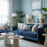 Blue Living Room Decor