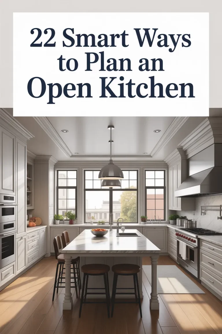 Plan an Open Kitchen