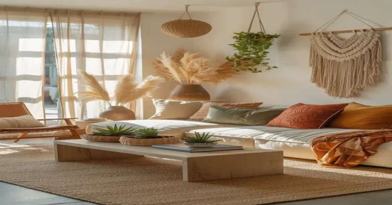 Boho Modern Living Room