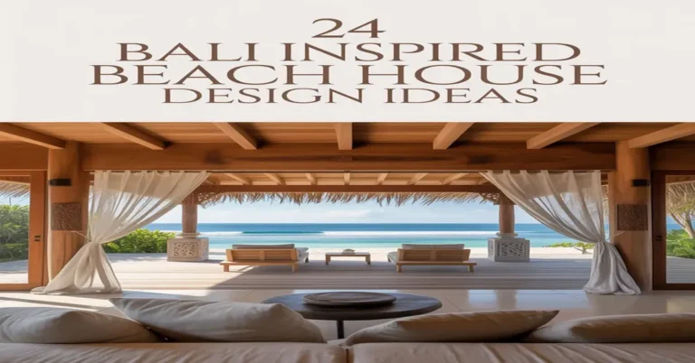 Bali Inspired Beach House