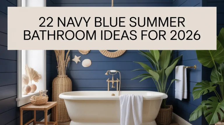 Blue Summer Bathroom Ideas