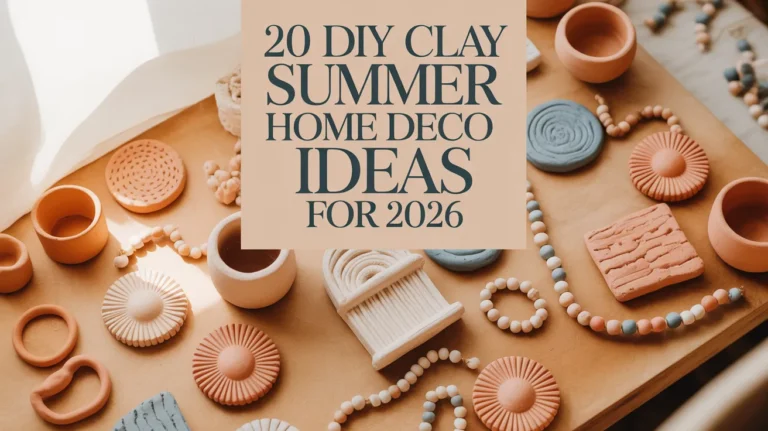 Clay Summer Home Decor