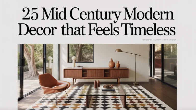 Mid Century Modern Decor