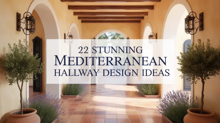 Mediterranean Hallway Design