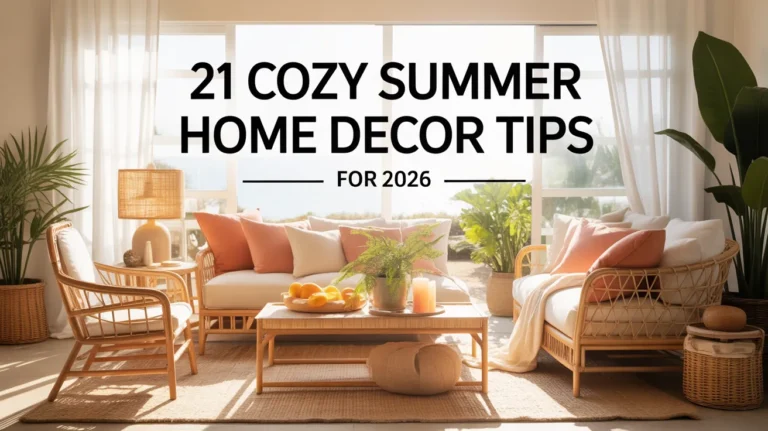 Summer Home Decor Tips