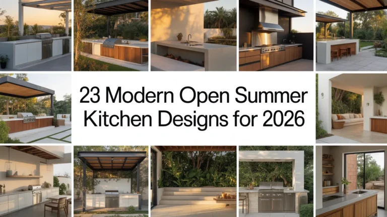 Open Summer Kitchen Designs