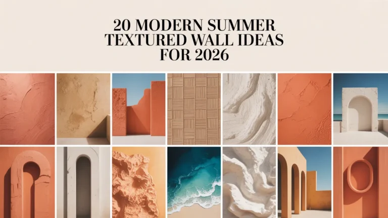 Summer Textured Wall Ideas