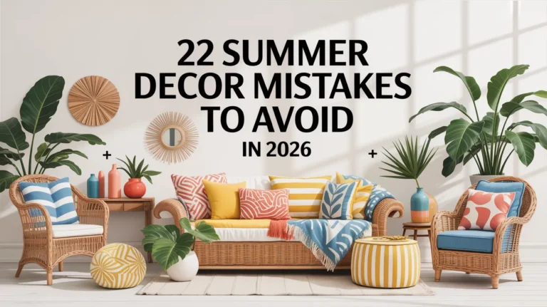 Summer Decor Mistakes