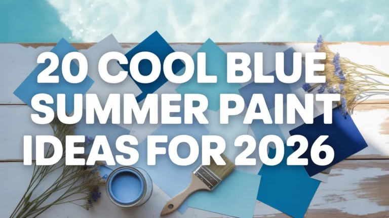Blue Summer Paint Ideas