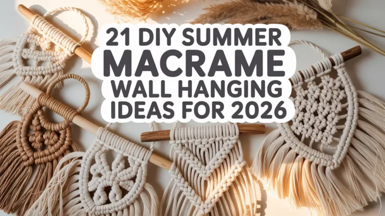 Summer Macrame Wall Hanging