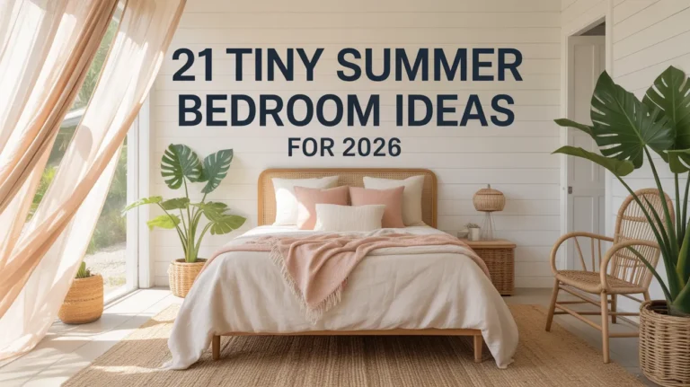 Tiny Summer Bedroom