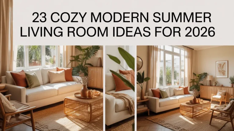 Modern Summer Living Room